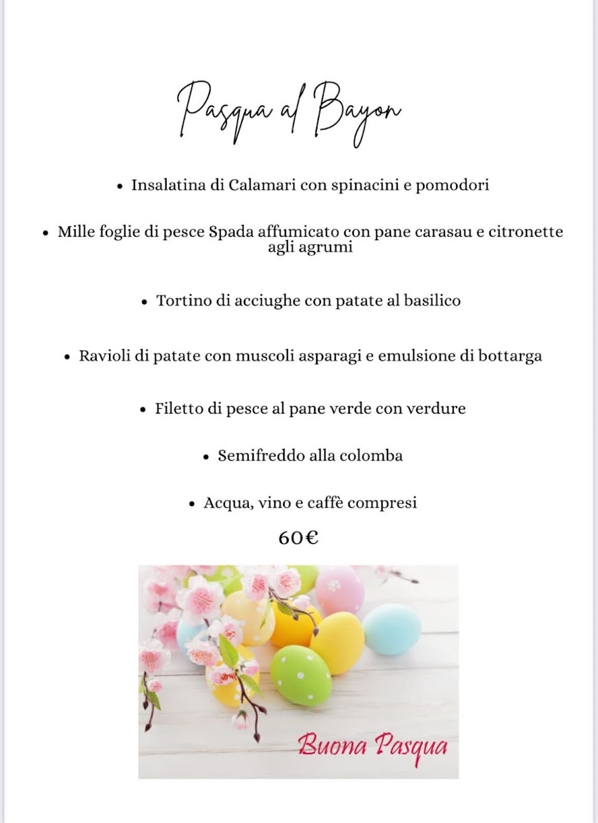 Menu Il Ristorantino Di Bayon-5