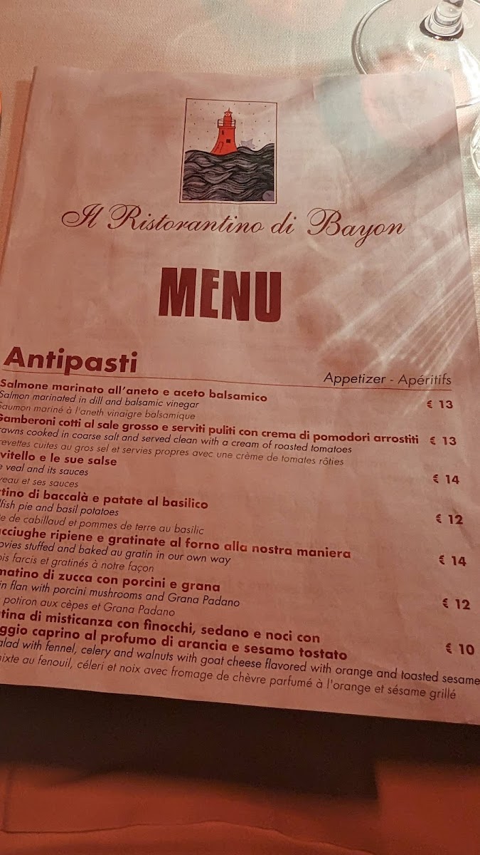 Menu Il Ristorantino Di Bayon-6